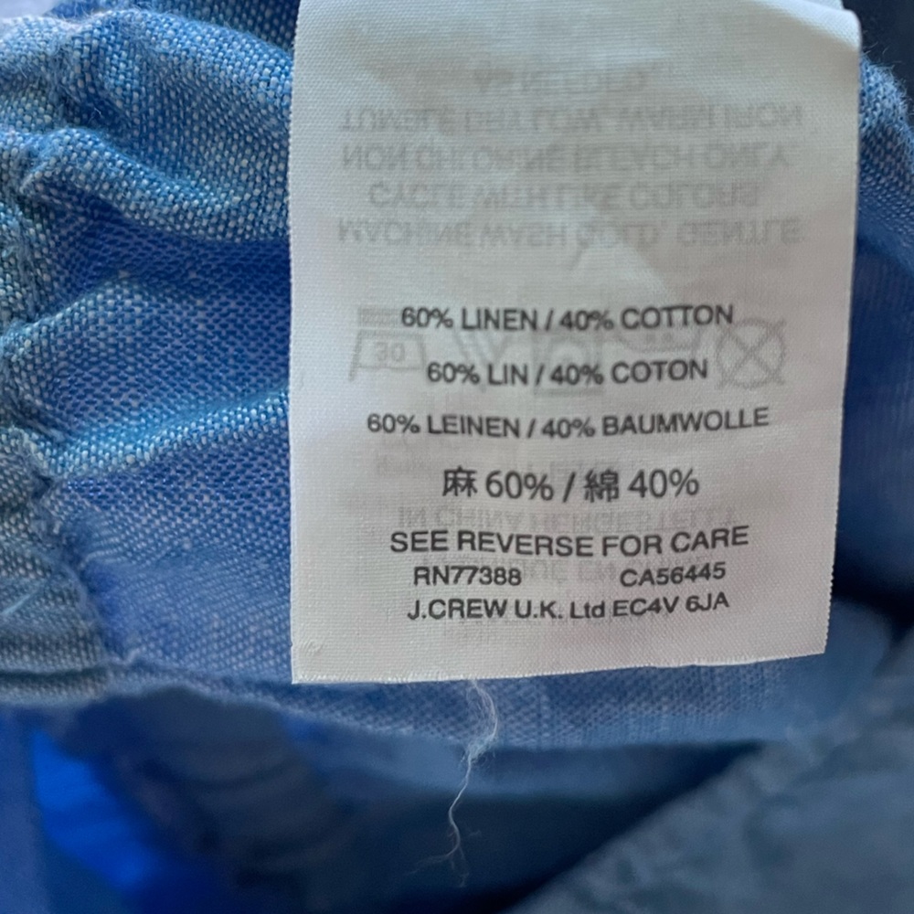 J.Crew Scalloped Cotton-Linen Romper - Picture 9 of 9